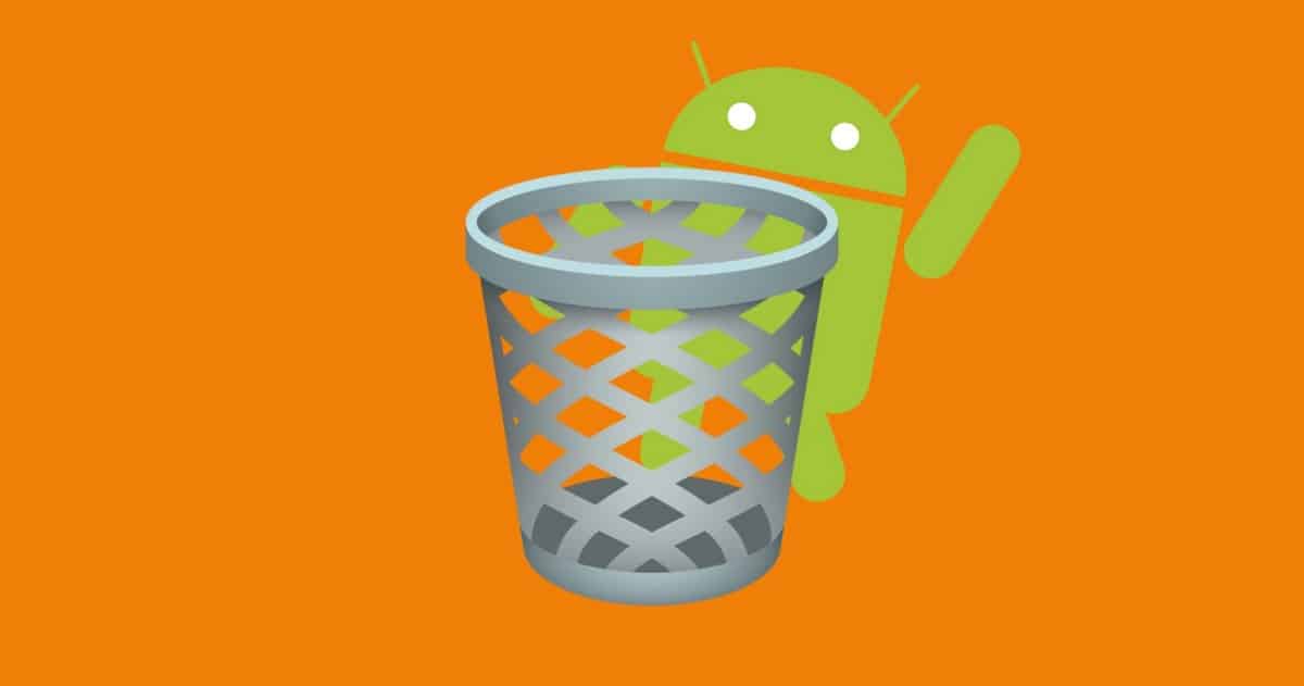 how to empty trash on android