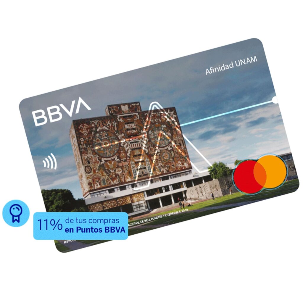 bbva mexico tarjeta afinidad unam bbva
