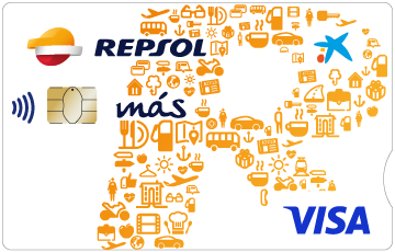 caixabank tarjeta repsol mas visa